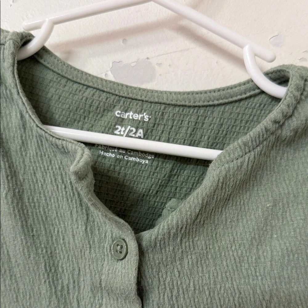 Carter's Green Long Sleeve Top